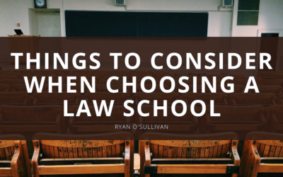 Things To Consider When Choosing A Law School